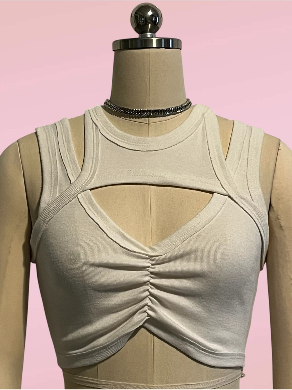 Urban Outfitters Double-Layer Crop Top
